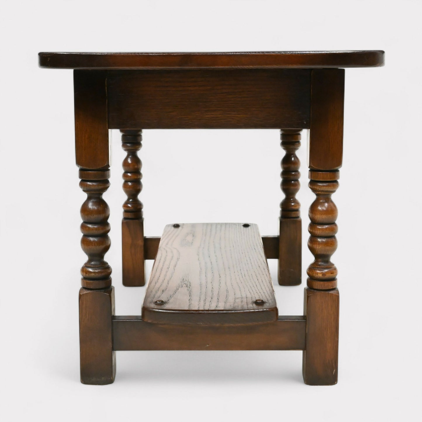 Old Charm Coffee Tables Tudor Brown Tower Tier 76cm x 46cm FREE UK Delivery. SBR10882/0109E