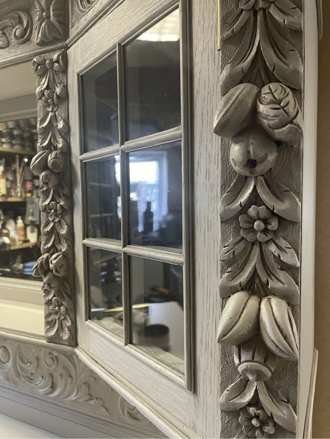 Victorian highly ornate Sideboard/Large Bathroom Vanity Unit