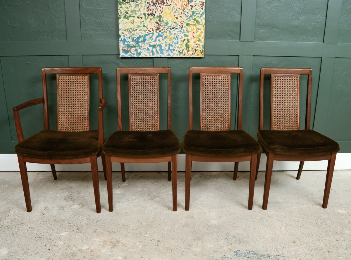 8 x G Plan Cane Bergere Dining Chairs - 1960s - 1970s