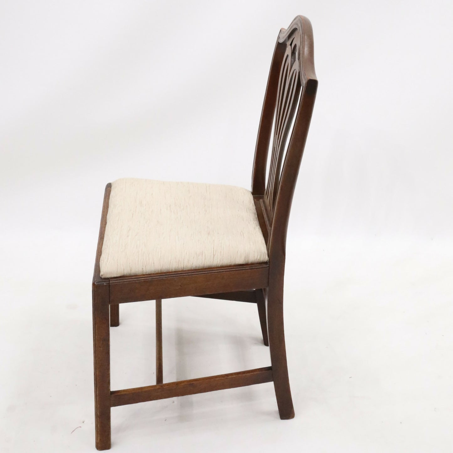 2 Oak Georgian Dining Hall Bedroom Chairs Drop In Seat FREE UK Delivery. SBR9572/1909D