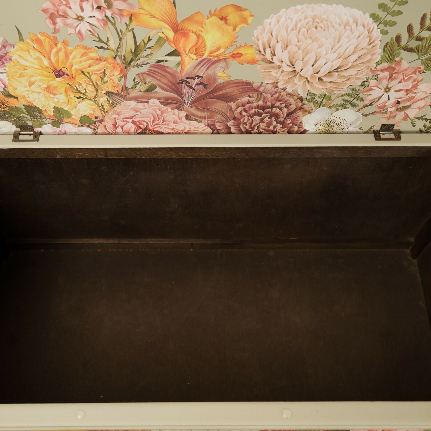 Vintage Oak Upcycled Blanket Box