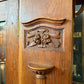 Antique Oak Art Nouveau Arts Crafts Mirrored Wardrobe, Shapland Petter, c1900