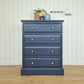 Navy Blue Chest of Drawers (1)