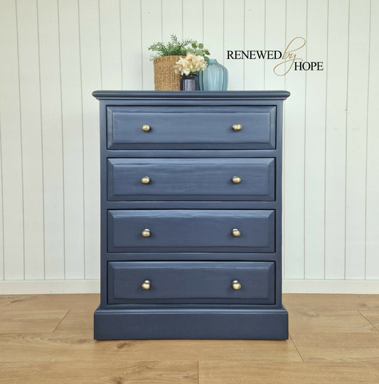 Navy Blue Chest of Drawers (1)