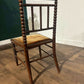 Victorian Mahogany Bobbin leg child's chairv