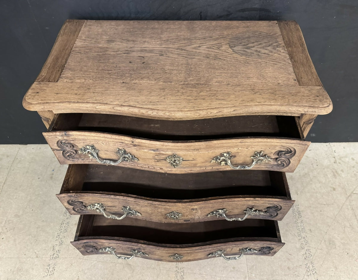 French Bleached Oak Chest of Drawers