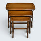 Ercol Nest Of Tables Golden Dawn Finish Vintage Ercol's Badge Elm FREE Delivery*