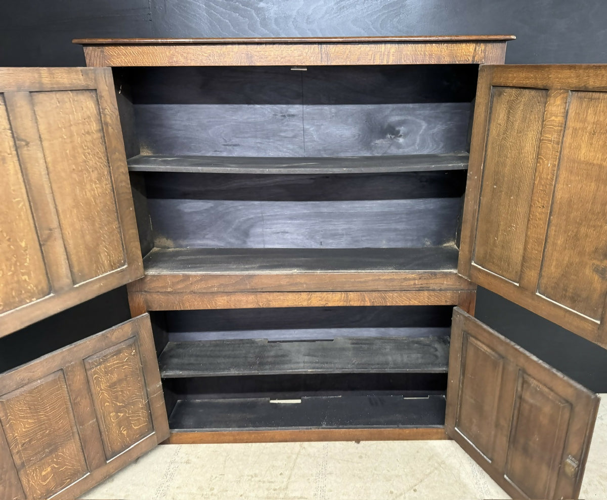 Narrow Oak Hall Cupboard