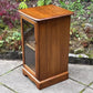 AN ERCOL WARWICK GOLDEN DAWN ELM CD HI FI STORAGE CABINET / MEDIA STAND.