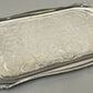 Serving Tray Vintage Metal Ornate Engraved Twin Handle English Tray LOT 6444