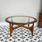 Stonehill Teak Coffee Table Round Mid Century Stateroom Range 1960s