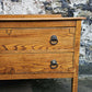 Vintage Oak Chest Of Drawers: Tallboy Cabinet Two Drawer