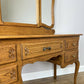 Dressing Table with Mirror Vintage French Oak Louis Vanity Table Makeup LOT 6321