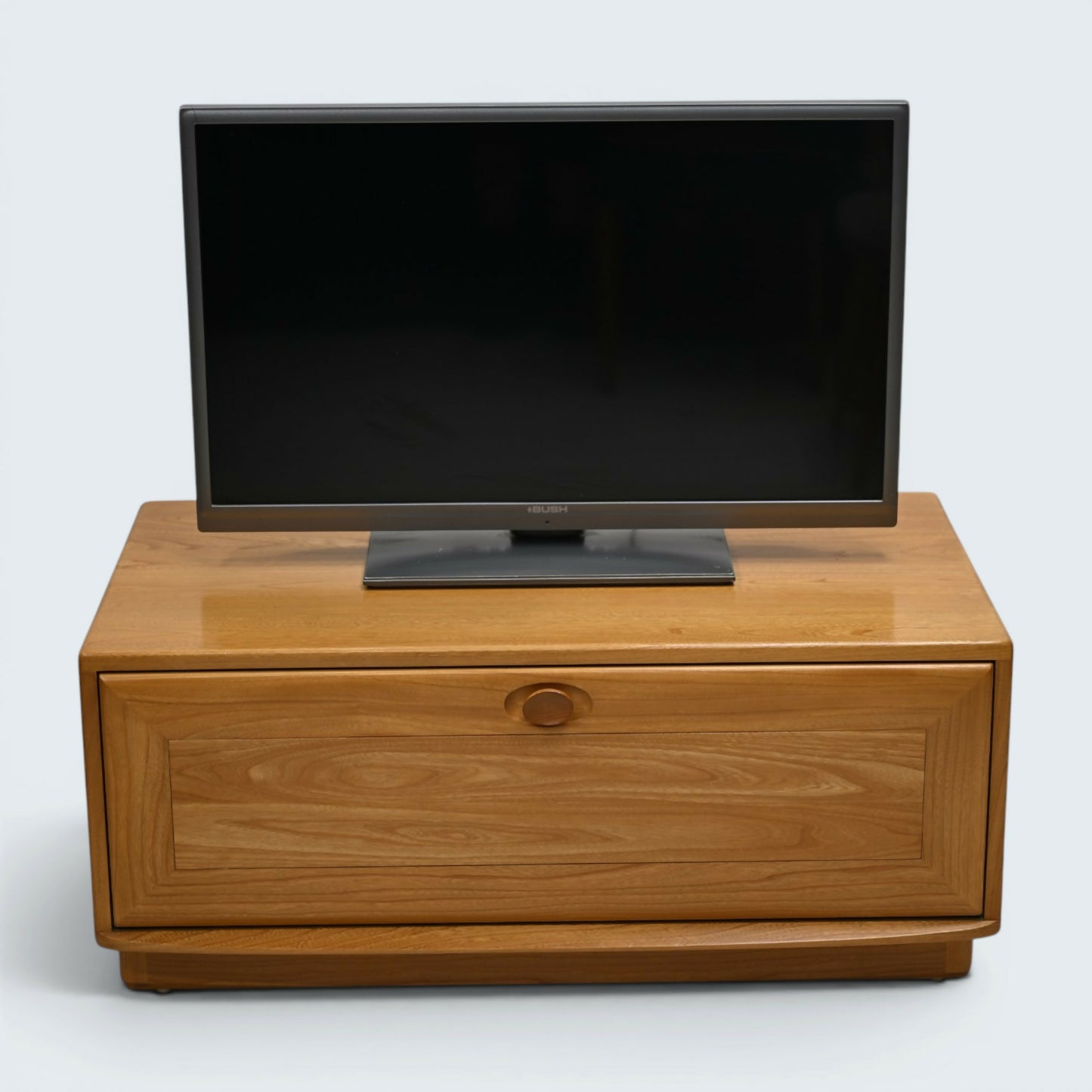 Ercol Windsor TV Stand / Video Unit Double Width Light Finish FREE UK Delivery*