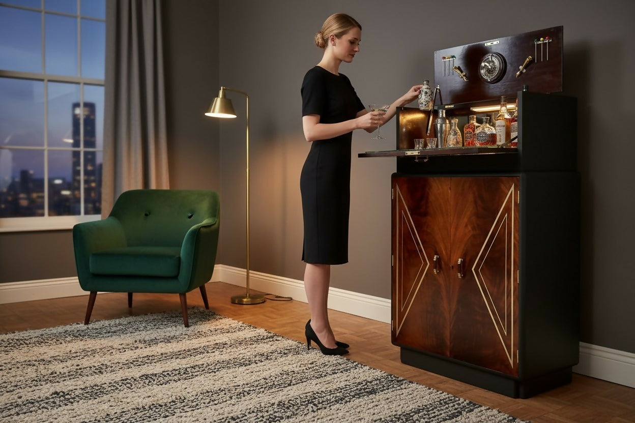 Art Deco Cocktail Cabinet