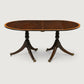 Regency Style Dining Table Mahogany D End Twin Pedestal Seats 8 FREE UK Delivery. SBR10853/2108E