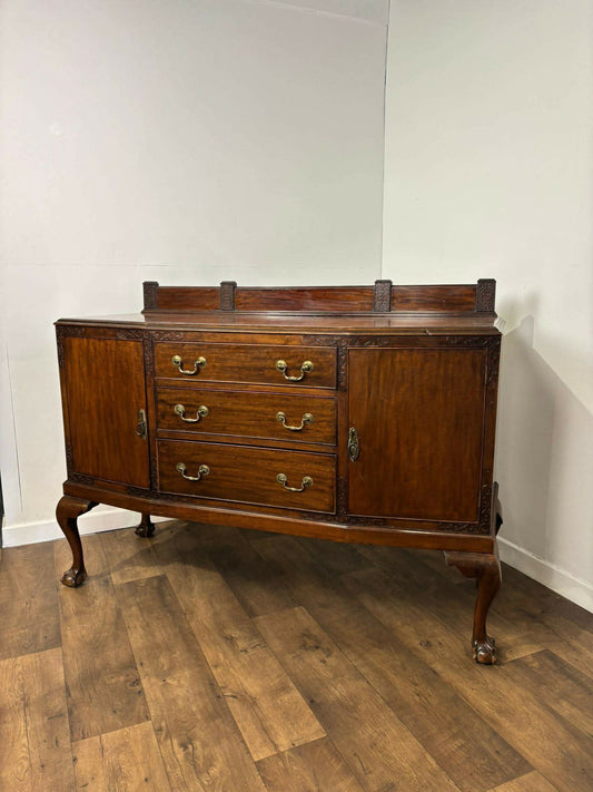 Edwardian Mahogany Bow Front Sideboard
