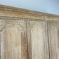 Wardrobe Vintage French Louis Shabby Chic Oak Four Door Carved Armoire LOT 6456