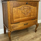 Cabinet Vintage French Louis XIV Oak Sideboard with Carved Cupboard LOT 6247