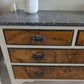 Late Victorian/Edwardian Marble Topped Washstand Chest of Drawers
