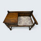Old Charm Telephone Table Hall Table/Cupboard Light Oak Finish FREE UK Delivery