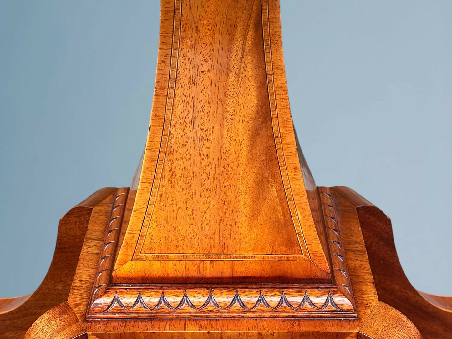 Good Quality Figured Mahogany Turn Over Top Games / Card Table