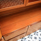Teak Mid Century Wall Units by Morris of Glasgow. 1970s Display Drinks Cabinet