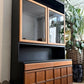Newly refurbished mcm dresser sideboard by McIntosh mid century teak black danish