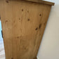 Antique Pine Two Door Housekeepers Cupboard Stripped Pine Sideboard Cupboard