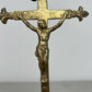 Crucifix Vintage French Style Religious Cross Ornate Freestanding LOT 6425