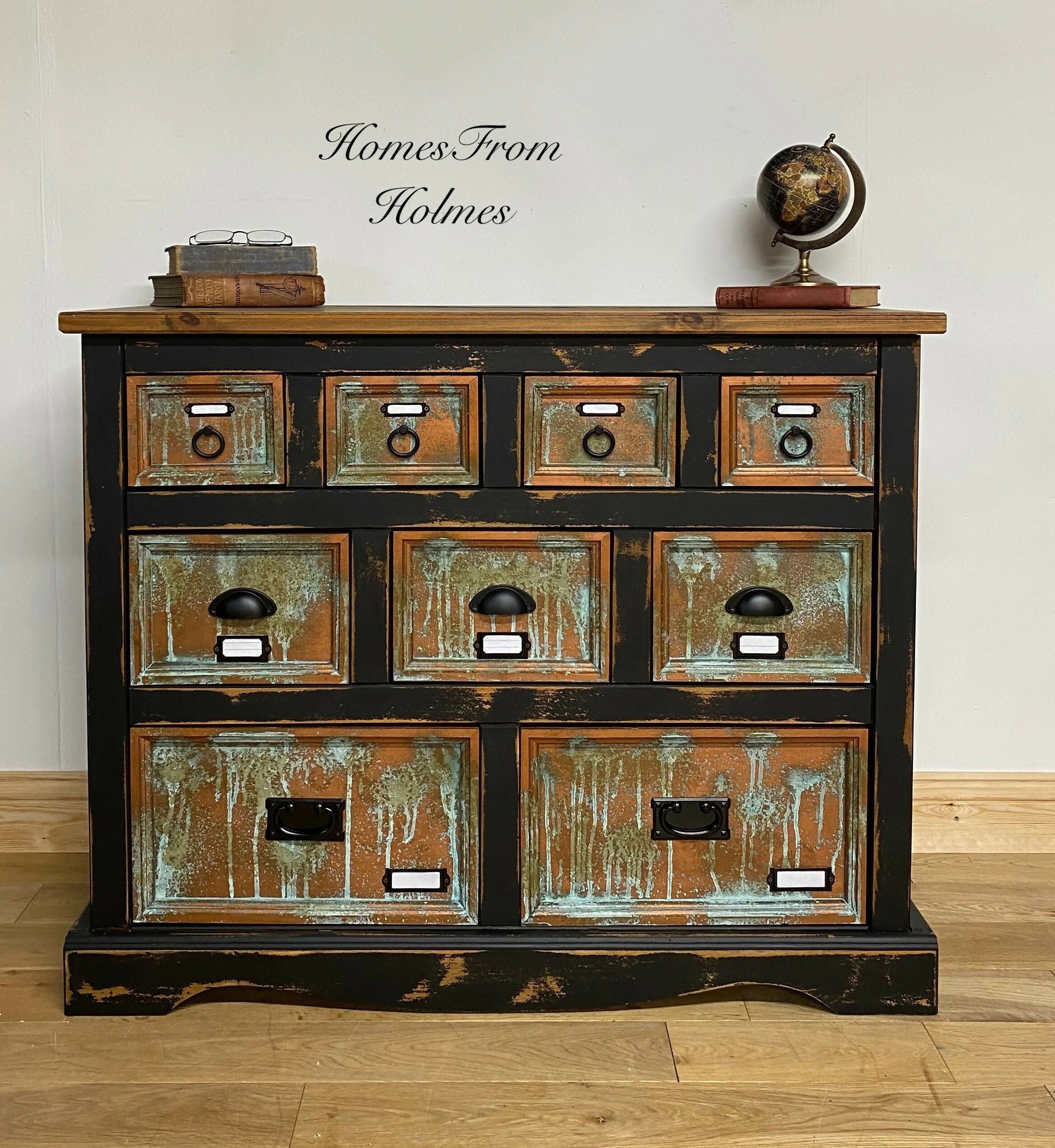 Available for commission merchants chest / chest of drawers / black ...