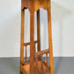 Arts and Crafts Oak Pedestal display Jardiniere stand