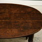 Antique Oak Oval Breakfast Dining Table on Castors - Kitchen Table