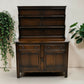 Ercol Welsh Dresser Sideboard Top Shelving Dark Finish 1970s FREE UK Delivery*