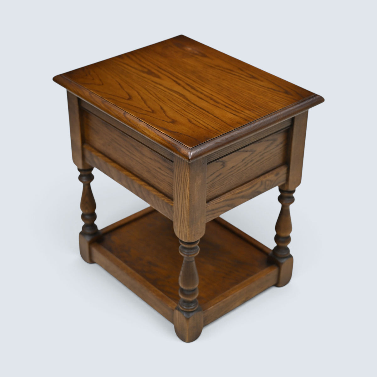 Old Charm Oak Lamp/Bedside Table Light Oak Finish Model 2325 FREE UK Delivery*