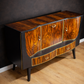 Crimson Crimson Cocktail Cabinet | Drinks Cabinet | Mid Century Bar Cabinet | Statement Home Bar