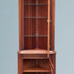 Charles Barr Figured Mahogany Corner Cabinet / Corner Cupboard
