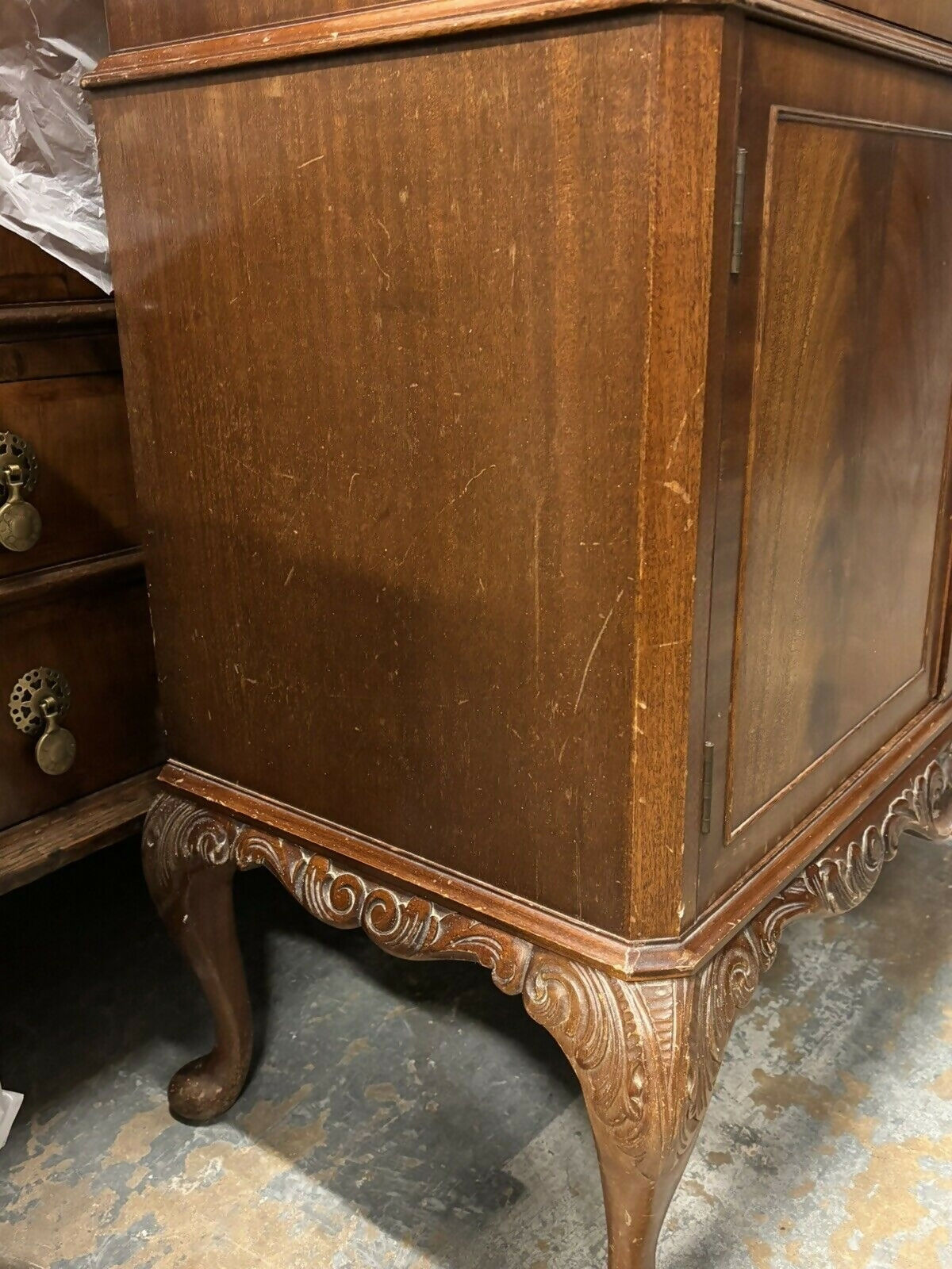 Cocktail Cabinet. With Fitted Interior, Pull Out Tray, Cupboard Underneath.