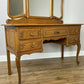 Dressing Table with Mirror Vintage French Oak Louis Vanity Table Makeup LOT 6321