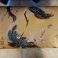 Antique style Footstool, Designer Velvet.