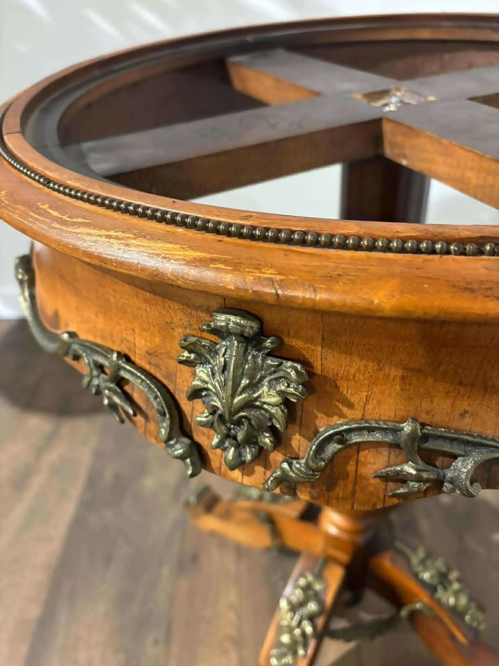 Reproduction Baroque Style Centre Table With Marble top