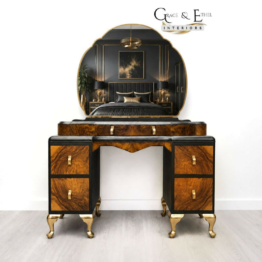 Vintage Art Deco Vanity Table | Elegant Dressing Table