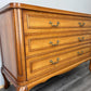 Chest of Drawers Vintage French Louis XVI 3 Drawers Carved Cabinet LOT 4456