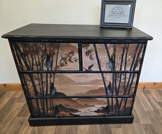 Vintage Pine Chest of Drawers