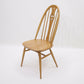 4 Ercol Windsor Swan Bow Back Dining Chairs Light Finish FREE UK Delivery. SBR9279/2506D