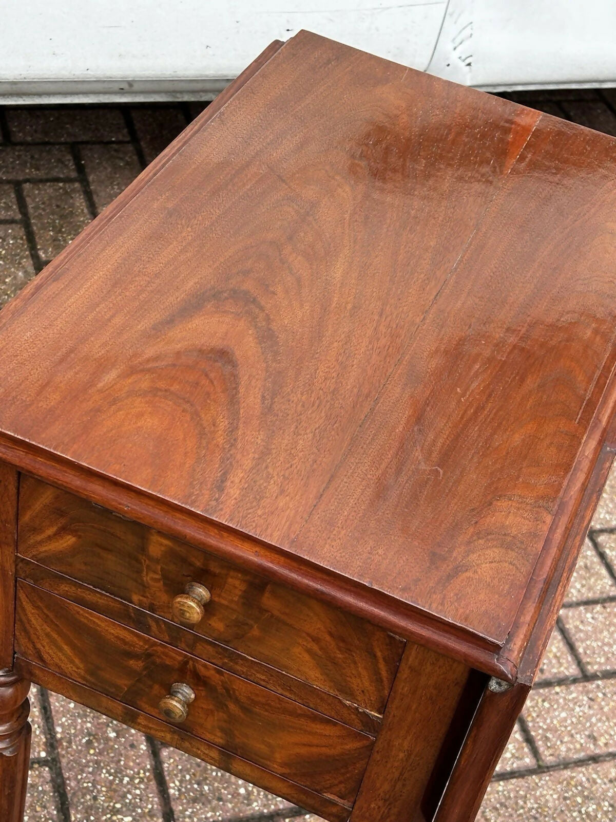 Victorian Mahogany Lamp/ Sofa Table. Drop Sides, With A Drawers & Cupboard