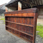 Antique Georgian 19th Century Oak Wall Hanging Shelves Kitchen Larder Pantry