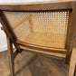 Pair Of Modern Armchairs With Bergere Panels