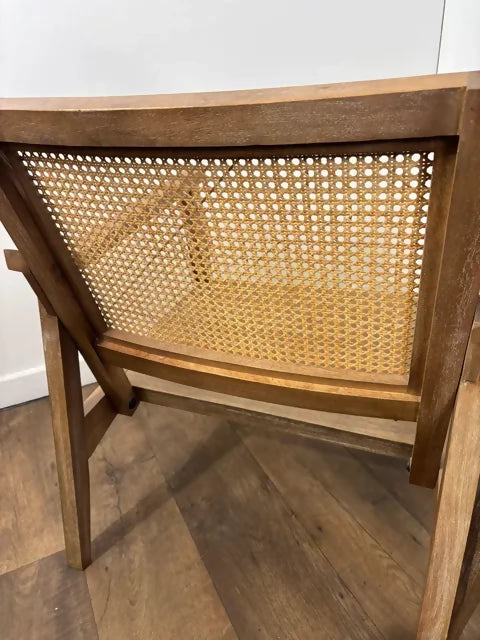 Pair Of Modern Armchairs With Bergere Panels