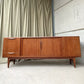 Vintage Mid Century Danish Large Teak Sideboard Drinks Cabinet